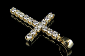 จี้เพชรโมอิสซาไนท์ทรงกลมพร้อมของขวัญเครื่องประดับฮิปฮอปสีเงินสุดหรูทันสมัย - Product Image 2