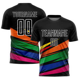 Chemise de football respirante pour hommes Maillot de football léger personnalisé Coupe athlétique pour les jeux d'entraînement de club et l'apparence du match - Product Image 4