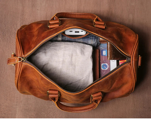 2025 New Elegant England Style Classic Genuine Leather Handbags for <b>Men</b> Women Solid <b>Small</b> Vintage Zipper Fashion Packages - Product Image 2