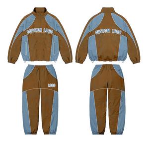 Chaqueta Cortavientos y Pantalones Cortos Deportivos de Dos Piezas con Cremallera para Hombre Windrunner, 100% Nailon, Logotipo Personalizado, Talla Grande - Product Image 2