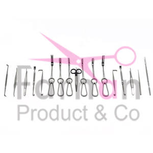 Juego de reconstrucción auricular de 17 instrumentos quirúrgicos de cirugía plástica - Product Image 2