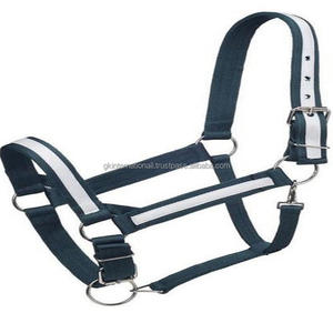 Novedad de 2023, suministro al por mayor de productos para montar a caballo, cabestro de nailon de diseñador ligero en muchos colores y tamaños personalizados - Product Image 4