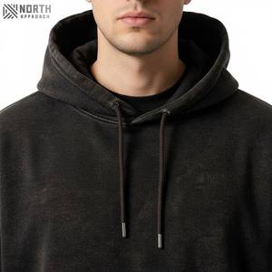 Sudaderas con capucha de diseño personalizado para hombre, ropa de calle bordado personalizado con estampado, sudaderas de lana lisas, sudaderas con capucha en blanco sublimadas - Product Image 4