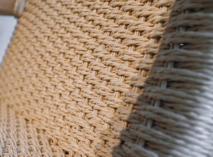 Chaise de salon en bois 90 meubles de jardin chaises de chambre Unique tissé teck en bois Papercord sièges maison Villa Resort Top qualité solide - Product Image 4