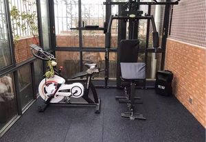 Alfombrilla de Gimnasio de Caucho Granulado con Recubrimiento PUR, Colorida, de Caucho EPDM, para Ejercicio y Fitness - Product Image 4