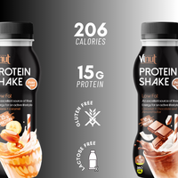 Bebida de Chocolate con Alto Contenido Nutricional y Sin Azúcar - Batido de Proteínas de 15G - Botella de 350ml - Bebidas Energéticas Deportivas - Marca Privada OEM