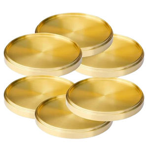 Posavasos de nogal ecológicos de la mejor calidad para decoración del hogar, alfombrilla de Metal de diseño personalizado, uso de cocina fabricado - Product Image 2