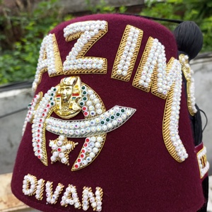 REGALIA MASÓNICA PERSONALIZAR SHRINER FEZ [KAZIM] - Product Image 4