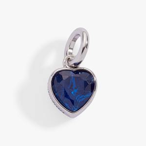 Pendentif en saphir, pierre de naissance de septembre, pierre précieuse bleue, plaqué or, charme délicat fait à la main, bijoux pour femmes - Product Image 3