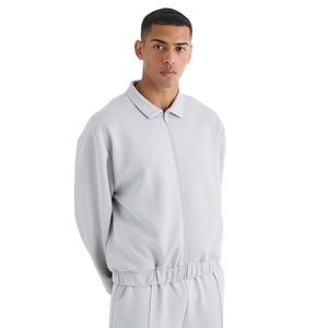 Vêtements de mode OEM, prix de gros d'usine pour hommes, streetwear uni, vêtements décontractés, veste pour hommes de haute qualité, coupe régulière, sur mesure - Product Image 2