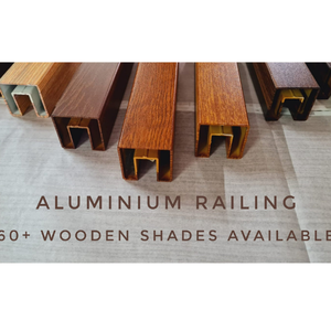 Rampe carrée contemporaine en alliage d'aluminium série 6000 pour la sécurité des balcons et des escaliers, avec services de débobinage de tempéres T3-T8 - Product Image 3