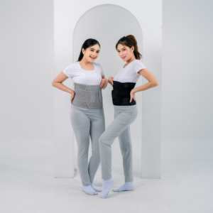 Bande Abdominale de Soutien Post-partum Respirante Lavable en Coton Élastique en Bambou PT JTS - Product Image 2