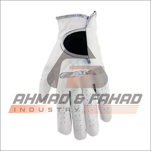 Vente en gros PRIMUS GOLF Cabretta gant de golf en cuir véritable blanc couleur souple anti-dérapant poignées respirant pour le sport - Product Image 1