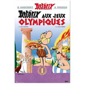 Póster de Asterix y Obelix de estilo moderno para decoración de pared con diseño de los Juegos Olímpicos - Product Image 5
