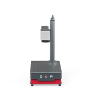 Máquina de Marcado Láser de Fibra Mini de 30W para Grabado Rápido de Metal, Componentes de Hardware, Piezas Industriales y Marcado Permanente