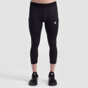 Pantalon de compression 3/4 pour homme GA 2.0 couleur charbon - Product Image 2