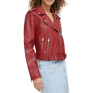 Elegant Women <b>Polyester</b> Fleece Jacket Stand Waterproof Canvas <b>Fabric</b>-Wholesale High Quality Durable Custom-Made Stylish Ladies - Product Image 5