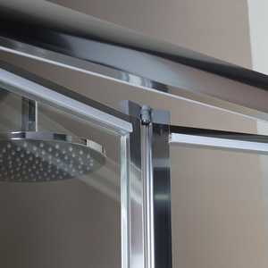 Porta Doccia Angolare da 85CM con Funzione di Apertura a Libro Sospiero - Product Image 5