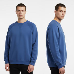 เสื้อสเวตเตอร์ผ้าฟลีซแขนยาวแบบสวมหัวสำหรับผู้ชายเสื้อสเวตเตอร์ผ้าฝ้าย100% โรงงานผลิตตามสั่ง - Product Image 2