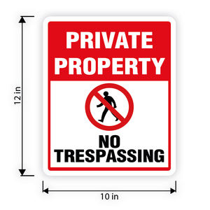 ไม่บุกรุก | สติกเกอร์อลูมิเนียมขนาด10x12นิ้วกันจางง่ายต่อการติดตั้งทนทาน - Product Image 2