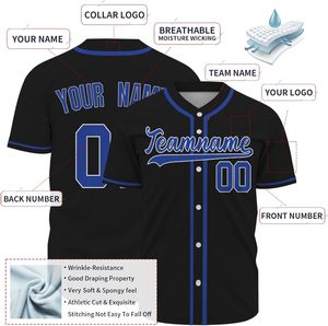 Camiseta de Béisbol Sublimada de Alta Calidad, Ropa Deportiva para Equipos, Personalizable, Camiseta de Béisbol con Estampado Digital, Ropa Deportiva, Camisetas de Béisbol - Product Image 2