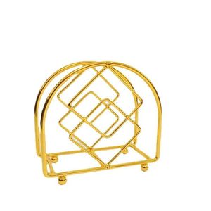 Servilletero de Metal con diseño náutico de estrella de mar azul elegante, accesorio de mesa elegante y duradero para cajas de pañuelos de comedor de cocina - Product Image 3