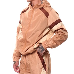 Survêtements en nylon coupe-vent pour hommes, vente en gros, vêtements de sport décontractés pour hommes, survêtements de jogging en nylon - Product Image 4