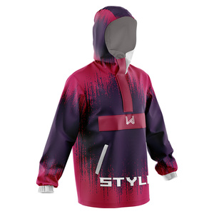 Vente en gros Coupe-vent résistant à l'eau enduit Imperméable à capuche compressible léger Veste pare-soleil unisexe pour la course en plein air au printemps - Product Image 2