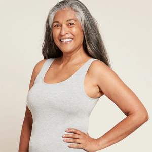 Camiseta sin mangas de bambú de lujo personalizada OEM para Mujer | Hipoalergénico que absorbe la humedad para mayor comodidad y estilo - Product Image 2