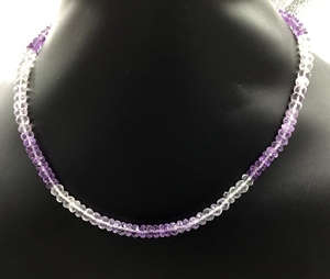 110.00กะรัตพลอยแอเมทิสต์ธรรมชาติลูกปัดเงาสำหรับทำเครื่องประดับอัญมณี - Product Image 3