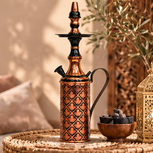 Chichas de luxe Farida, ensemble de fumée personnalisable avec fontaine à eau en laiton, technique de laque, moulage par impulsions, gravure laser - Product Image 6
