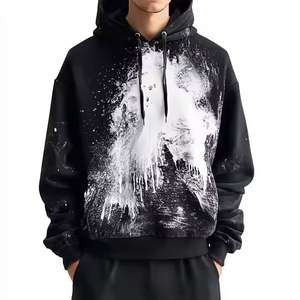 Pull à capuche pour hommes avec logo personnalisé et design d'étiquette de marque Offre Spéciale bases brodées pour l'automne - Product Image 3