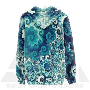 Sweat-shirts en molleton à sublimation pour femmes, polyester/coton, séchage rapide, polaire d'hiver, respirant, doublé, vêtements de rue, sweat-shirt personnalisé sur le devant - Product Image 2