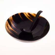 Fabricants de bol de service en corne Exportateurs de bols en corne de buffle faits à la main à bas prix de haute qualité en corne de buffle - Product Image 6