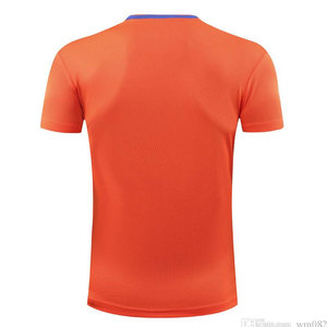 ชุดกีฬาเทนนิส/แบดมินตันโพลีเอสเตอร์ระบายอากาศได้ดีสำหรับผู้ชายเสื้อยืดพิมพ์โลโก้แบบซับลิเมชัน - Product Image 3