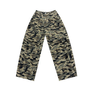 Pantalons de jogging décontractés pour hommes, logo personnalisé, pantalons amples, coupe ample, vêtements de travail en plein air, streetwear, 100% coton, anti-boulochage - Product Image 1