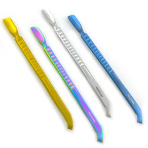 KOUNAIN Durable bleu Plasma acier cuticule poussoir anti-imperfections coupe-ongles pédicure cuticule doigt comédon acné beauté outil - Product Image 5