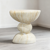 Table de chevet moderne nordique de luxe pour la décoration de la maison, table d'appoint simple et légère pour le salon