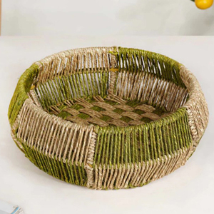 Panier de rangement rond en rotin extra large, fait à la main, écologique, ensembles de 3, paniers cadeaux tissés à la main, naturels - Product Image 2