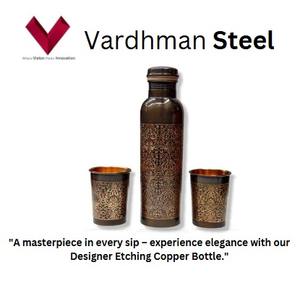 330 Botella de cobre de grabado de diseñador GM 1 LAt Precio confiable, experimente la elegancia con nuestra botella de cobre de grabado de diseñador. - Product Image 2