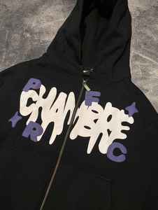 DTF เสื้อฮู้ดพิมพ์ลาย DTF เสื้อสวมหัวผ้าคอตตอนผ้าฟลีซทนทานพิมพ์ลายสีสันสดใสเสื้อผ้าแฟชั่น - Product Image 4