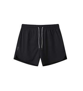 Short de jogging décontracté pour hommes, léger, respirant, séchage rapide, taille élastique, short d'entraînement athlétique pour salle de sport - Product Image 1