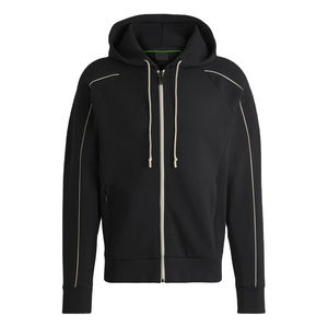 เสื้อมีฮู้ดของผู้ชายแบบสั่งทำเสื้อมีฮู้ดผ้าฟลีซโอเวอร์ไซส์ปักลายแบบไม่มีเชือกผูก - Product Image 1