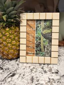 <b>Brass</b> Resin Wood Inlay Durable Lightweight High Quality Photo <b>Frame</b> | 6x4 | Handmade Artisan Customizable Color Logo Decor - Product Image 5