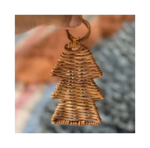 Vietnam exportando artículos de Navidad decoración casa ratán seta colgante juguetes campana Festival con buen precio - Product Image 1