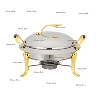 Plat de service rond en acier et laiton au design unique, qualité supérieure, pour les mariages et les fêtes