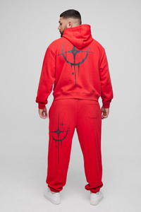 High Quality Private Label Men Puff Print Tracksuit with Custom Logo 2025 Latest Design Track <b>Suit</b> - Product Image 5