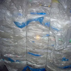 Miglior prezzo rifiuti di plastica riciclata trasparente rotoli balle LDPE agricoltura Film rottami