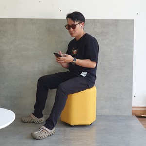 เก้าอี้โซฟาหกเหลี่ยมหุ้มผ้าแคนวาส GDSF007 เทคนิคการเย็บผ้า - Product Image 1