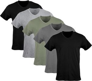 Camiseta Casual para Hombre, Sólida, Ecológica, Transpirable, de Secado Rápido, Antiolor, de Seda/Algodón, Manga Corta, Personalizable - Product Image 3